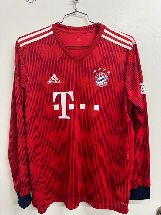 Bayern Munich 2018/19 Serge Gnabry #22 Home Longsleeve | Retro Screamers