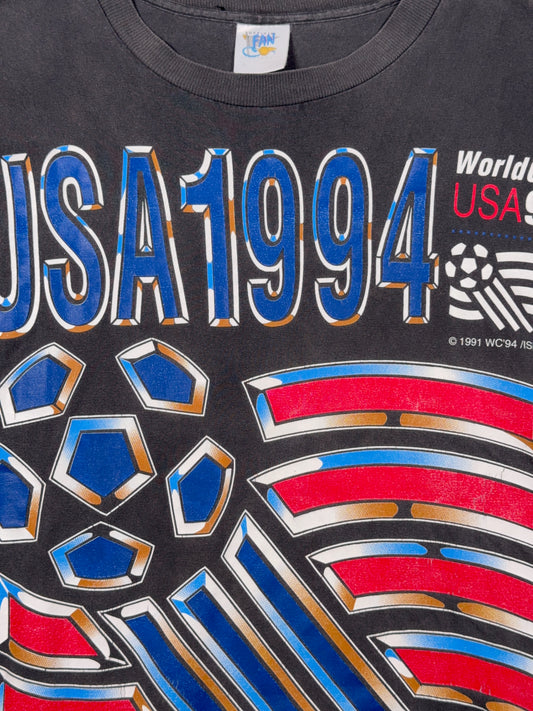 USA 1994 World Cup Vintage Single Stitch Made in USA Tee - L