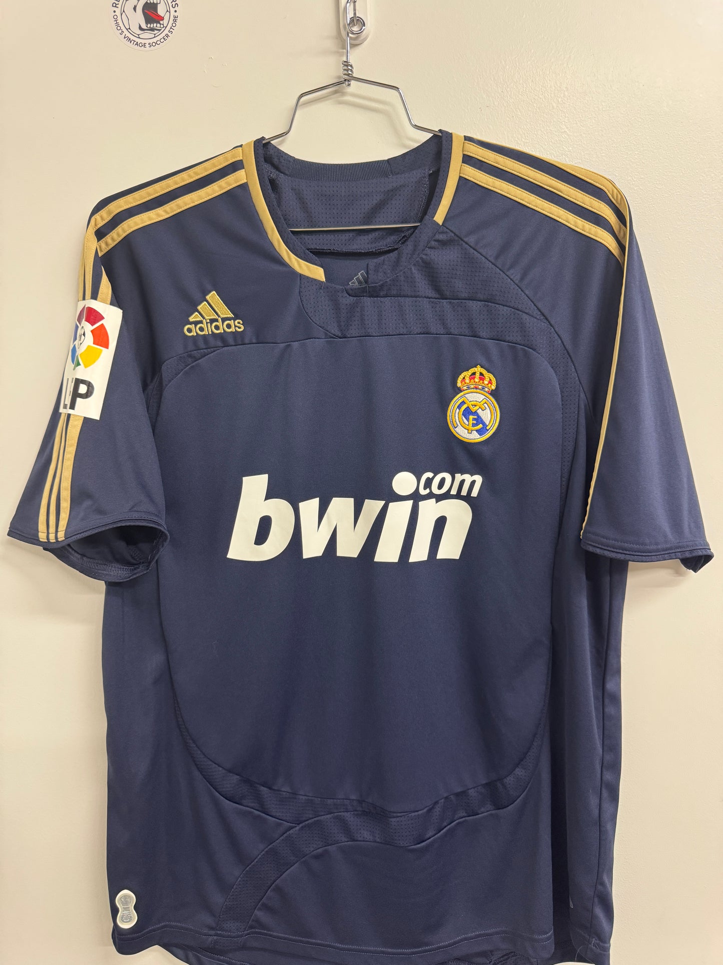Real Madrid 2007 Sergio Ramos #4 Away Shirt - L