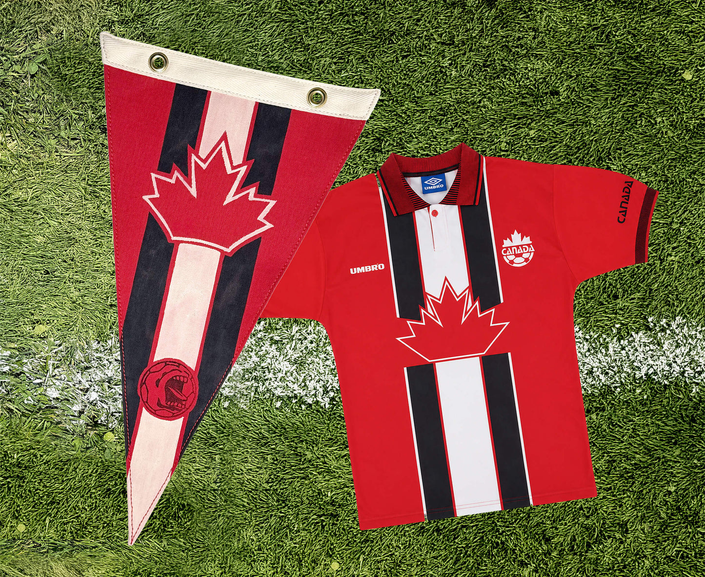 Canada '98 World Cup Pennant X Wild Northland