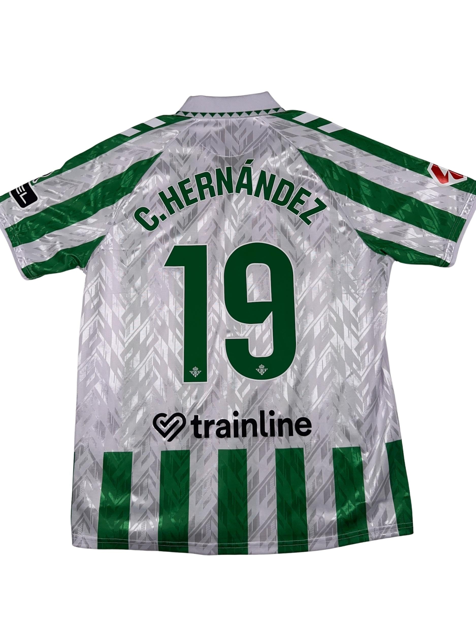 Real Betis 2024/25 Cucho Hernandez #19 Home Shirt - XL