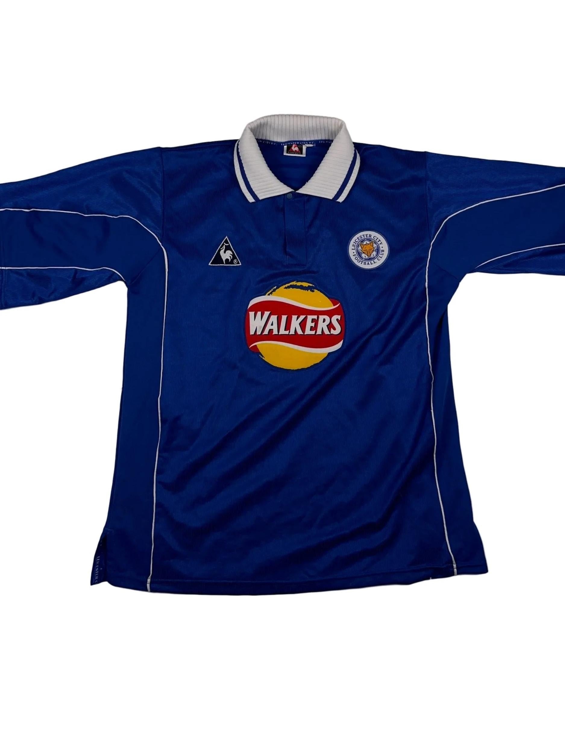 Leicester City 2000/01 Home Shirt - L