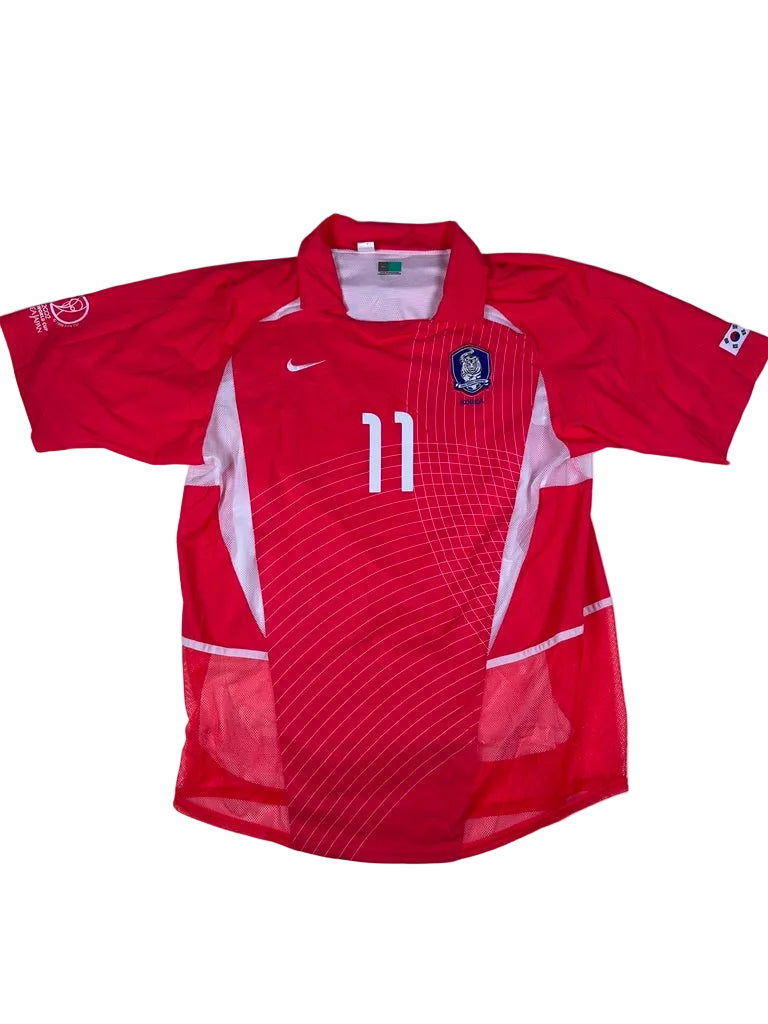 South Korea 2002/03 Y S Choi #11 Match Issue Home Shirt - XL
