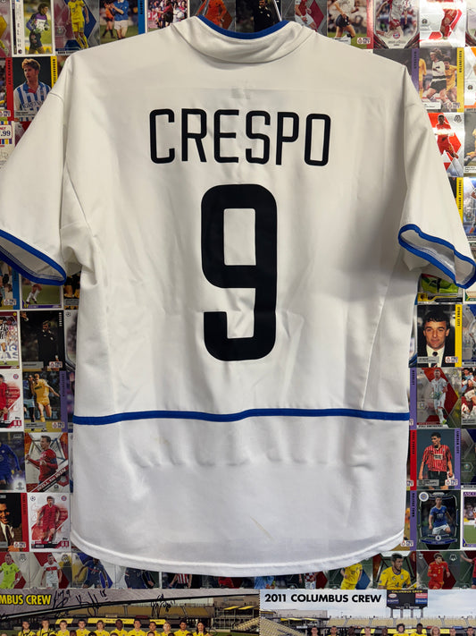 Inter Milan 2002/04 Hernan Crespo #9 Away Shirt | Retro Screamers