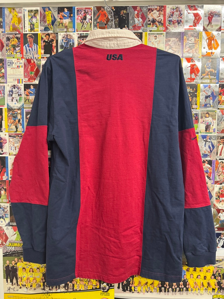 USA 90s Vintage Nike Rugby Longsleeve Shirt | Retro Screamers