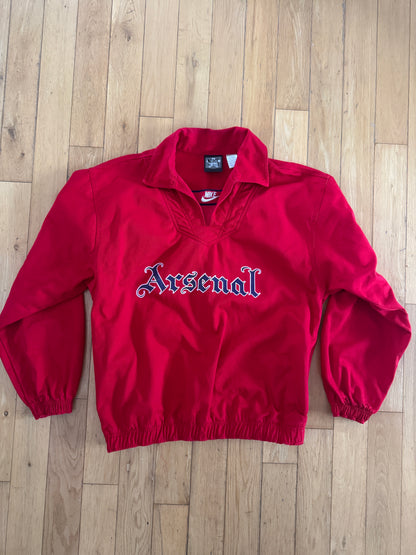 Arsenal 1994 Red Denim Drill Jacket - L