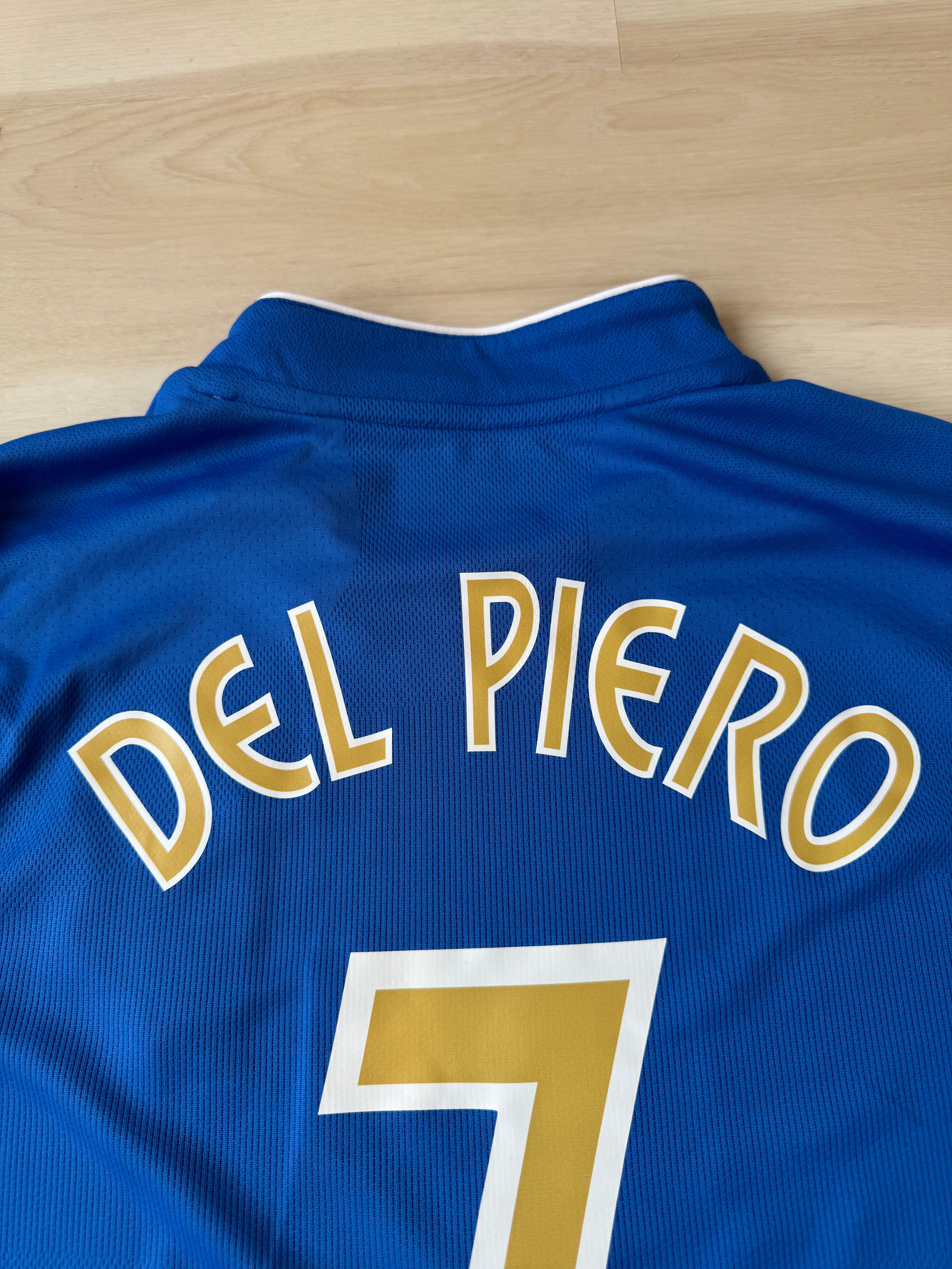 Italy 2003 Del Piero #7 Home Longsleeve Shirt - M