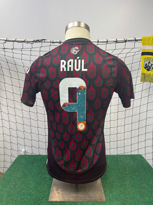 Mexico 2024/25 Raul Jimenez #9 Special Edition Dia De Los Muertos Day of the Dead Away Shirt | Retro Screamers