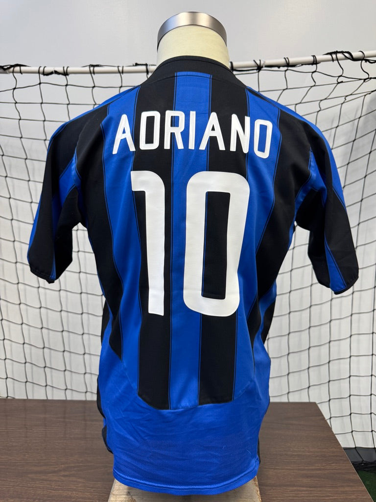 Inter Milan 2003/04 Adriano #10 Home | Retro Screamers
