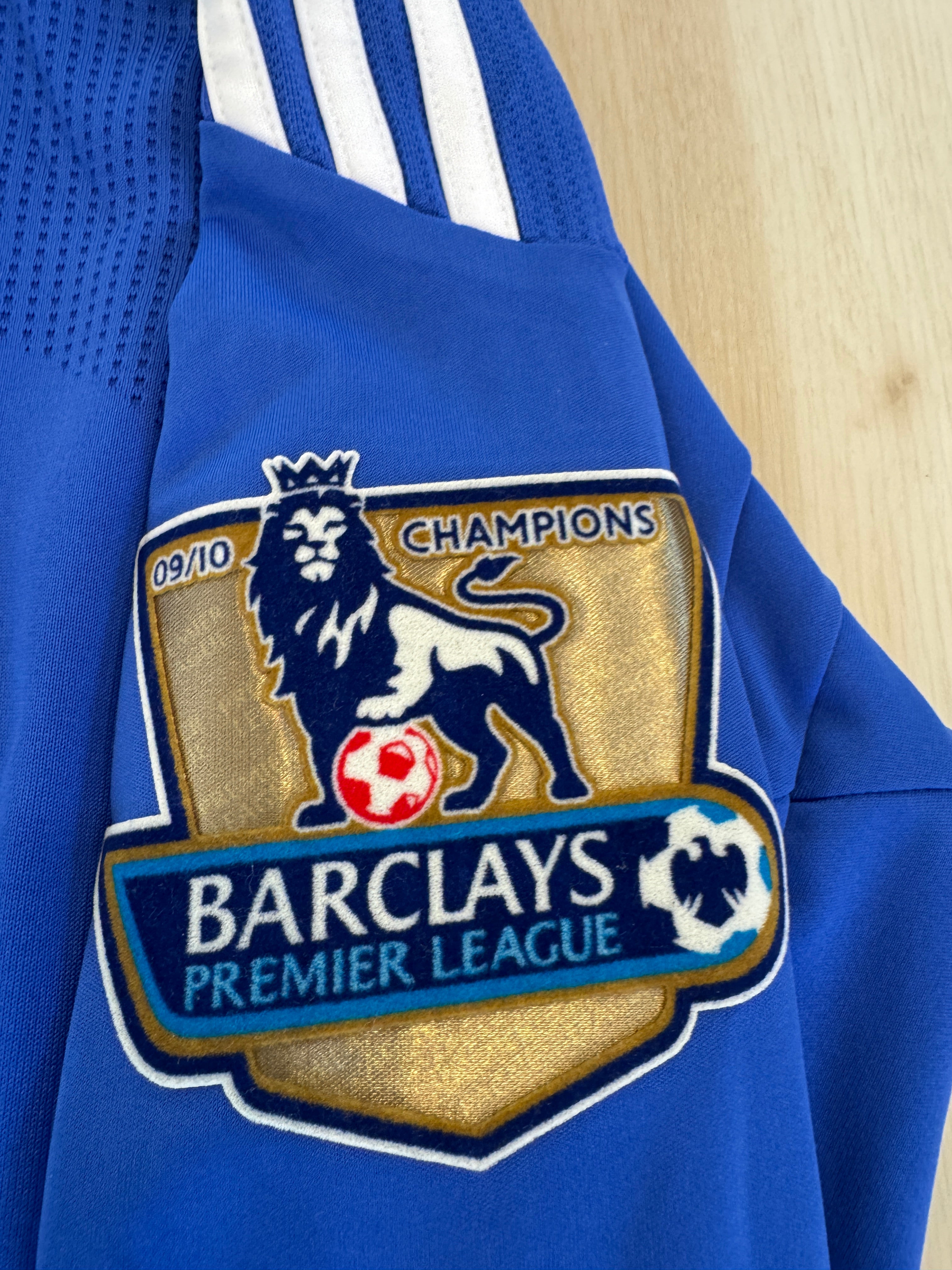 Chelsea 2010/11 Didier Drogba #11 Home Longsleeve Shirt w/ Patches | Retro Screamers