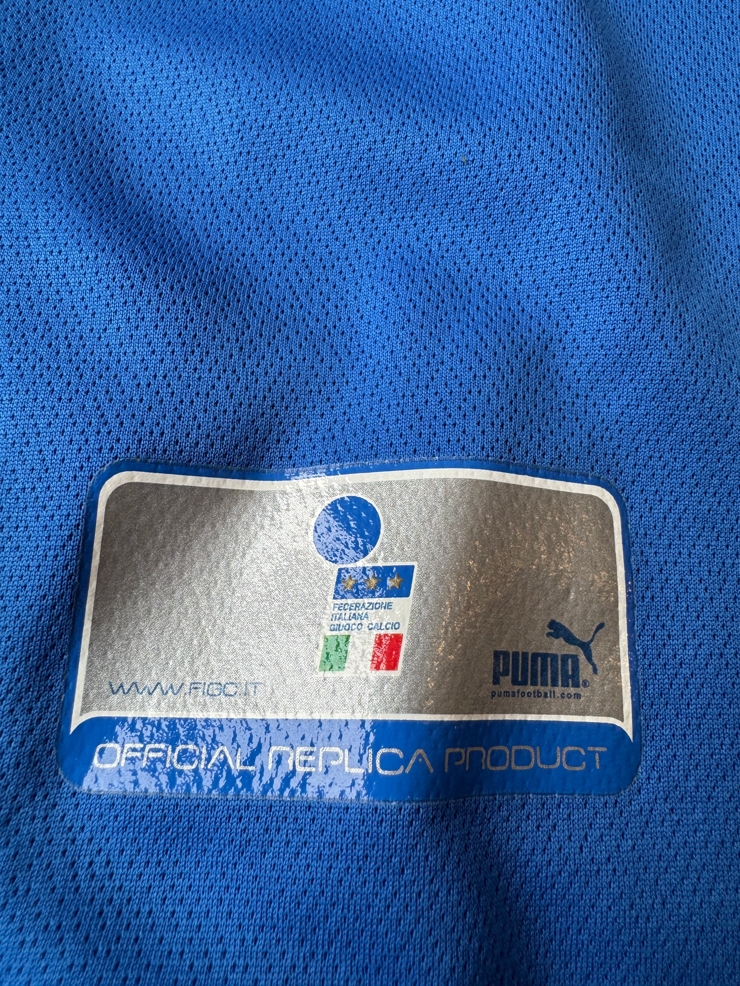 Italy 2003 Del Piero #7 Home Longsleeve Shirt - M