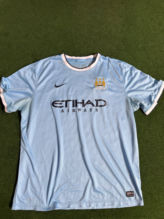 Manchester City 2013 Home Shirt - XXL