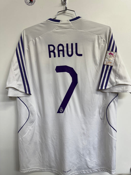 Real Madrid 2007/08 Raul #7 Home Shirt | Retro Screamers