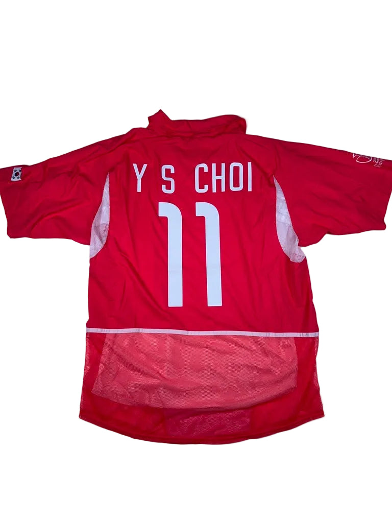 South Korea 2002/03 Y S Choi #11 Match Issue Home Shirt - XL