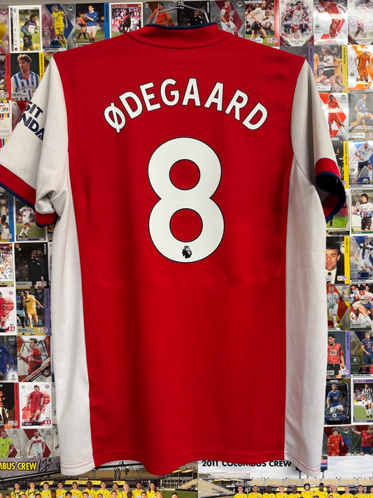 Arsenal 2021/22 Martin Odegaard #10 Home Shirt | Retro Screamers