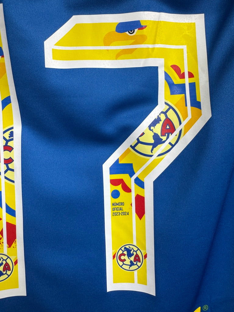 Club America 2023/24 Alejandro Zendejas #17 Home Shirt | Retro Screamers