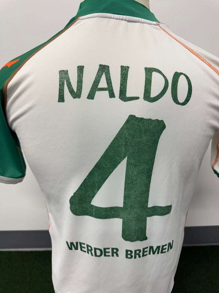 Werder Bremen 2006/07 Naldo #4 Home Shirt | Retro Screamers