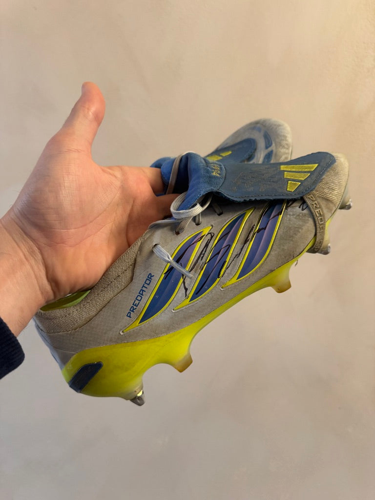 Auction: Gameworn & Signed Patrick Schulte Columbus Crew adidas Predator Elite Fold-Over Tongue SG