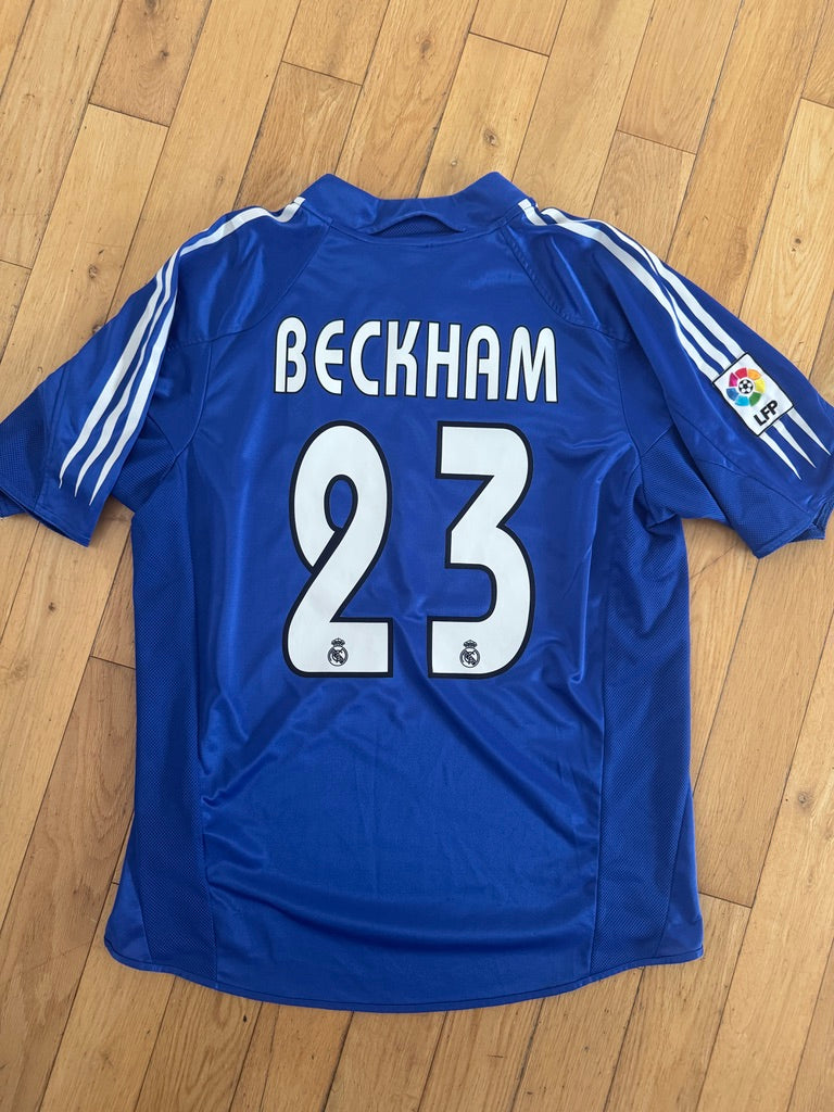Real Madrid 2004/05 David Beckham #23 Third Shirt | Retro Screamers