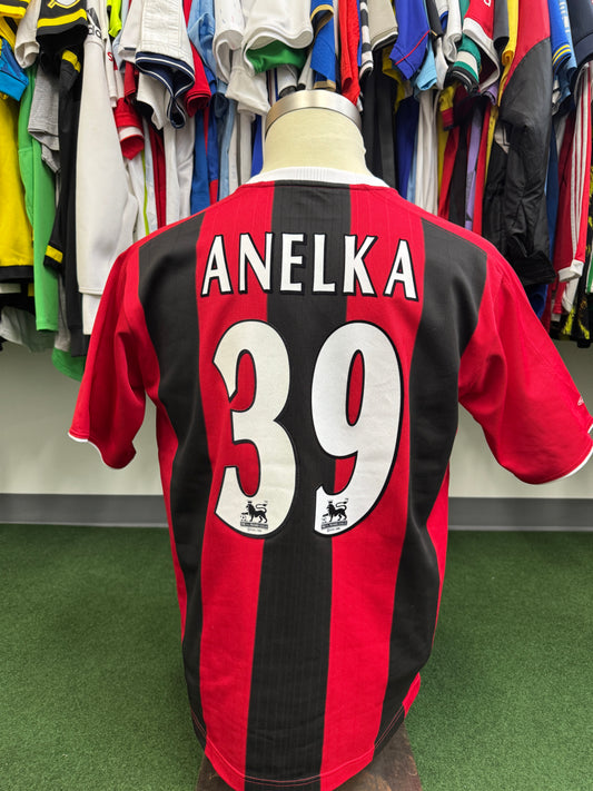 Manchester City 2003/04 Nicolas Anelka #39 Away Shirt | Retro Screamers