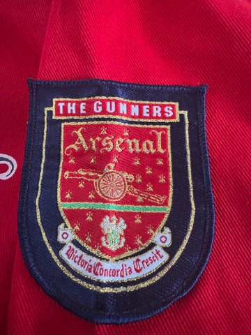 Arsenal 1994/95 Red Denim Drill Jacket | Retro Screamers