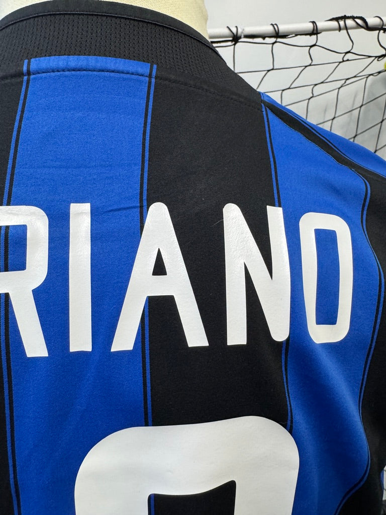 Inter Milan 2003/04 Adriano #10 Home | Retro Screamers