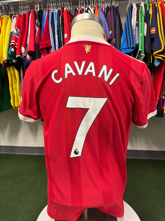 Manchester United 2021 Player Issue Cavani #7 Home - L