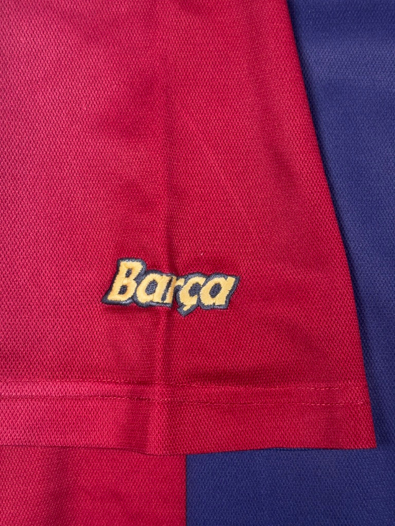 Barcelona 1998/99 Pep Guardiola #4 Home Shirt - XXL