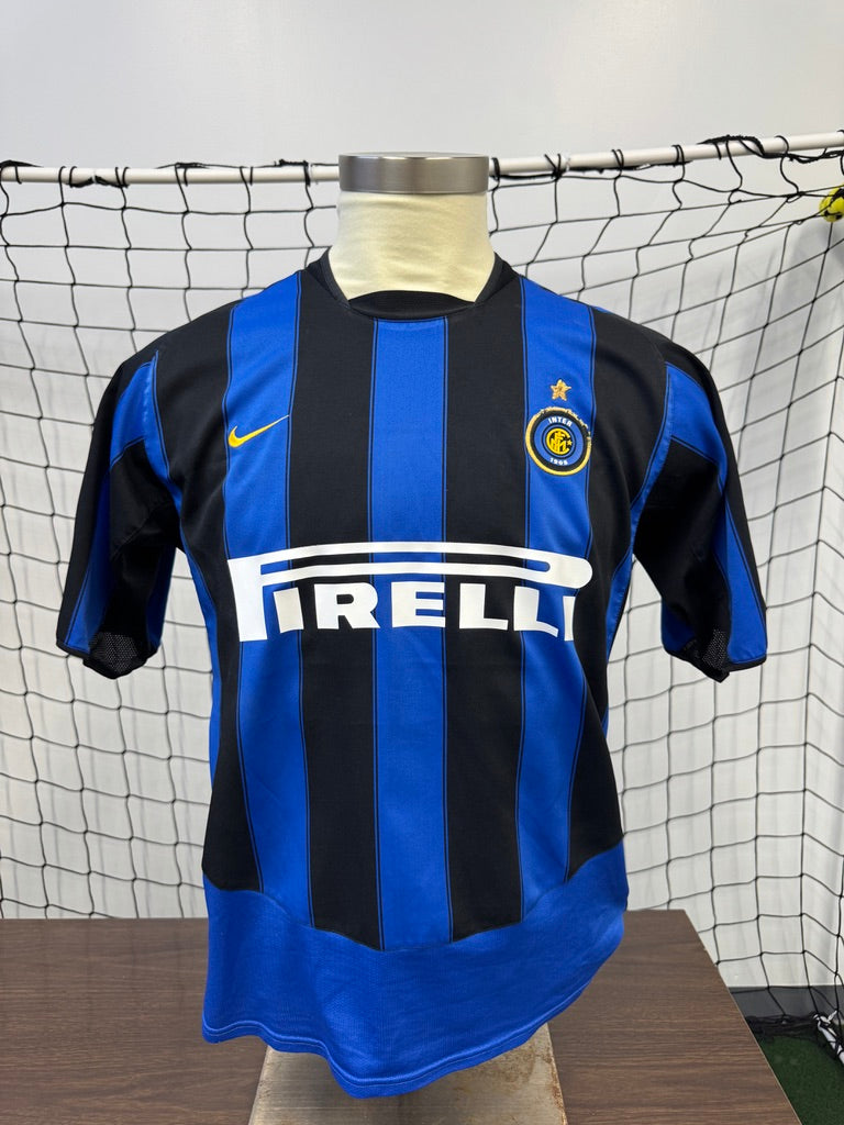 Inter Milan 2003/04 Adriano #10 Home | Retro Screamers