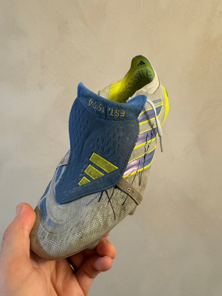 Auction: Gameworn & Signed Patrick Schulte Columbus Crew adidas Predator Elite Fold-Over Tongue SG
