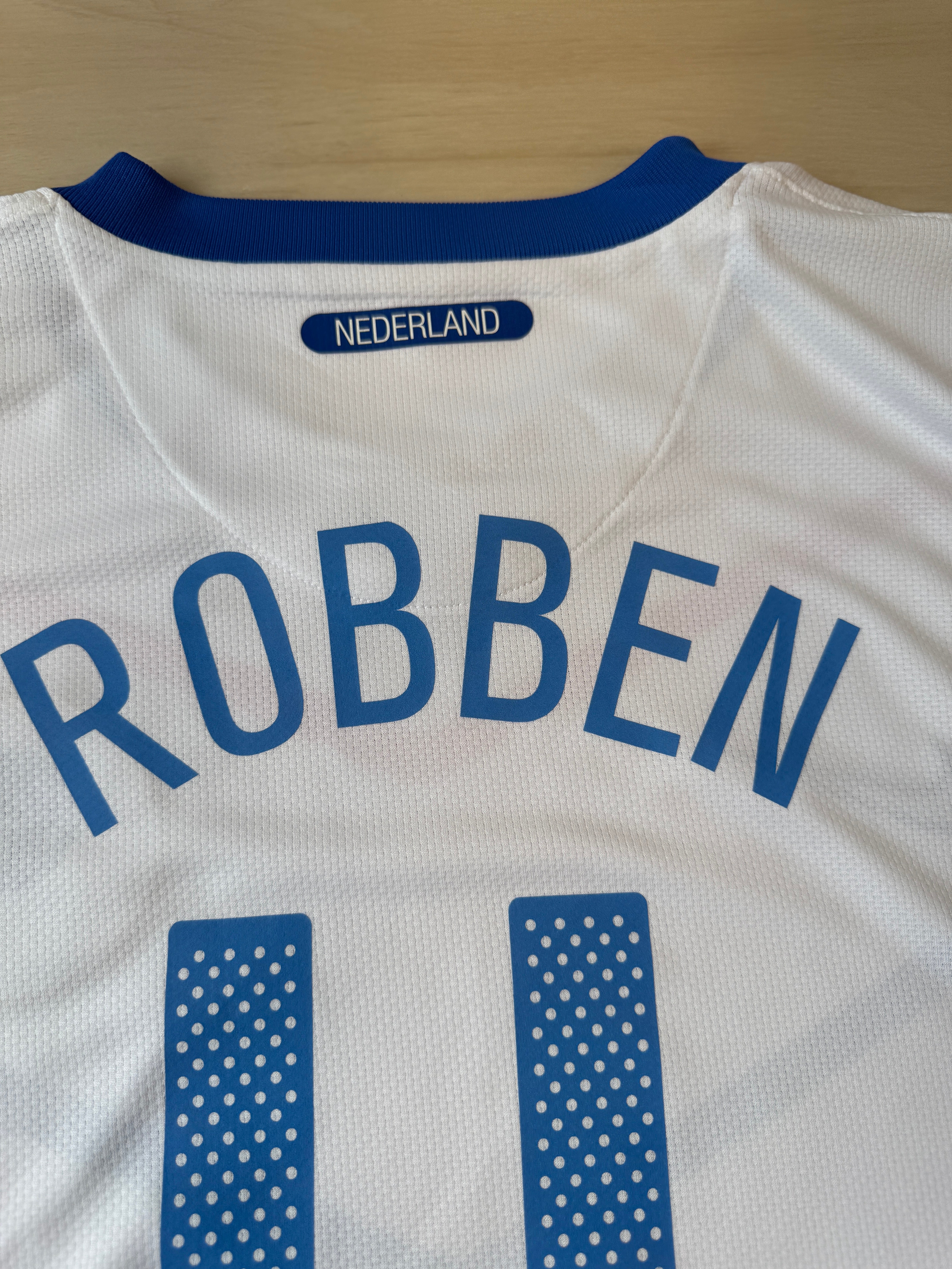 Netherlands 2010 Robben #11 Away Shirt w/ Patches - XXL