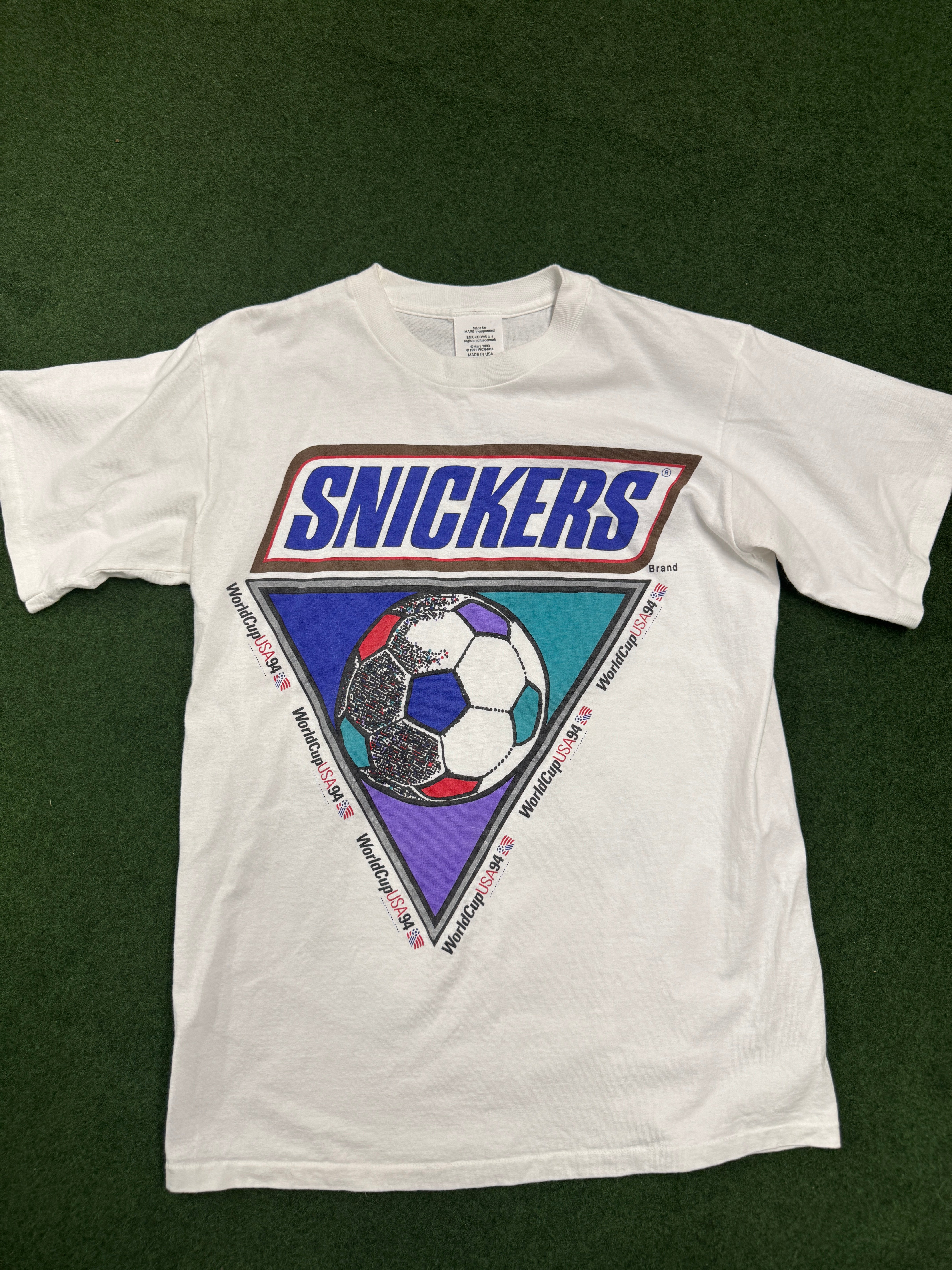 Snickers 1994 USA World Cup Vintage Tee | Retro Screamers