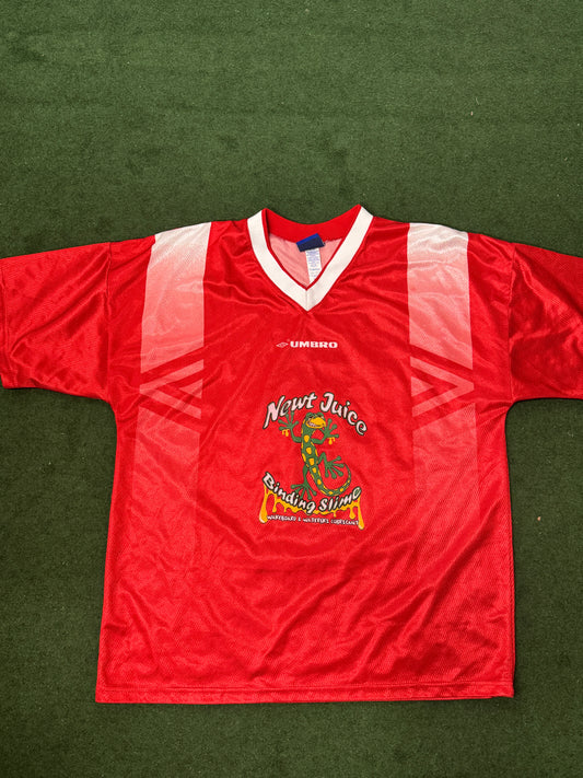 Newt Juice Umbro 90s Vintage Jersey #7 (ish) | Retro Screamers