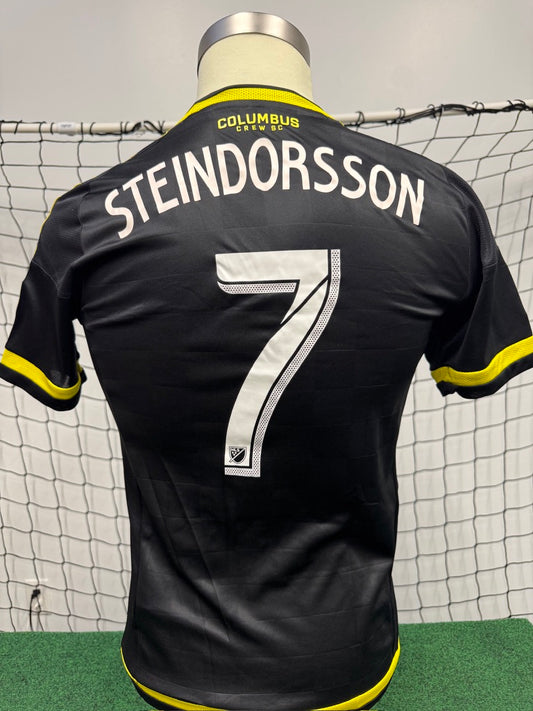 Columbus Crew 2015 Steindorsson #7 Match Issue Away - M