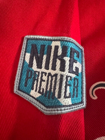 Arsenal 1994 Red Denim Drill Jacket - L