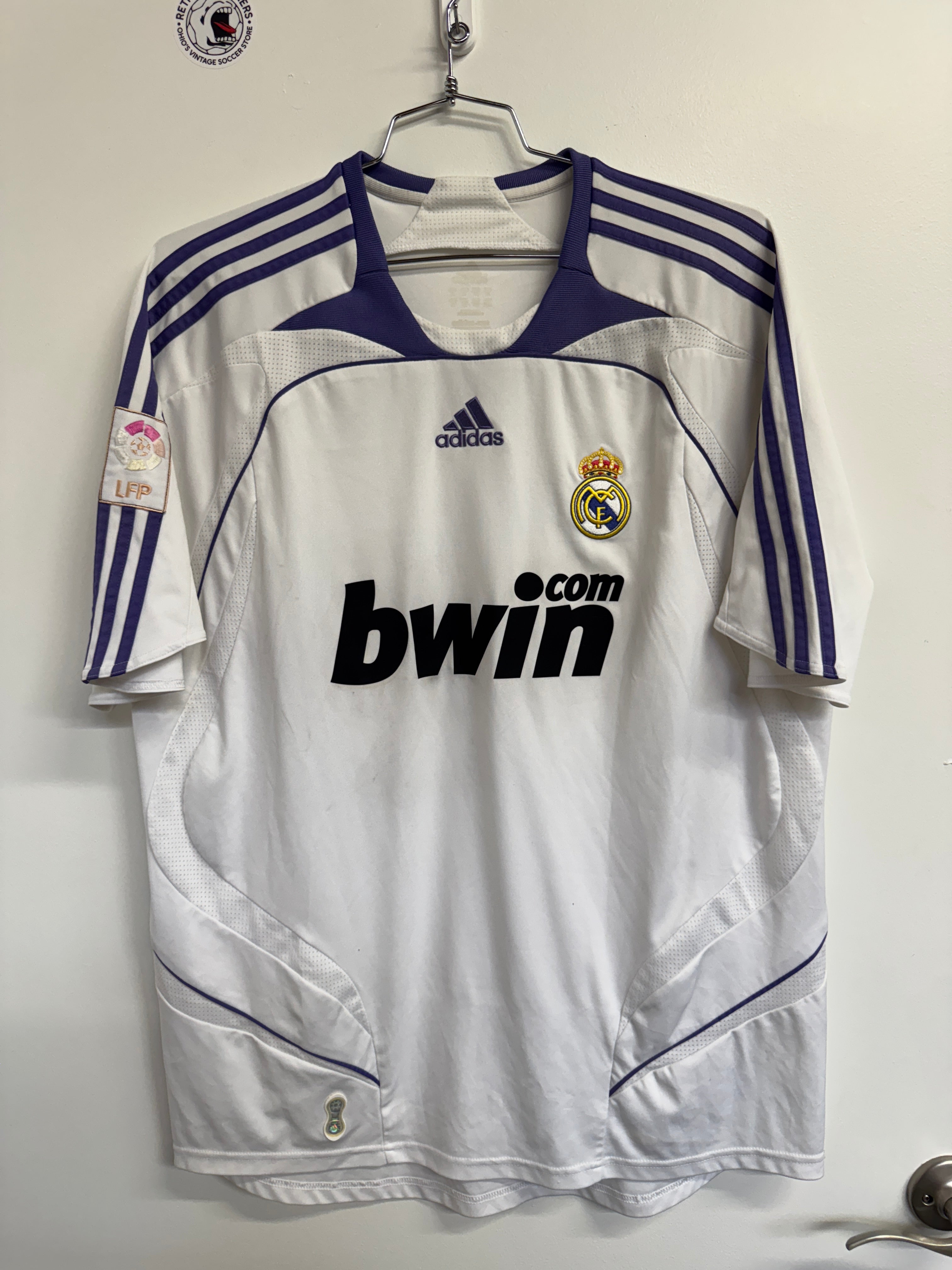 Real Madrid 2007/08 Raul #7 Home Shirt | Retro Screamers