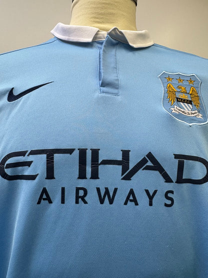 Manchester City 2015 Home Longsleeve - XXL