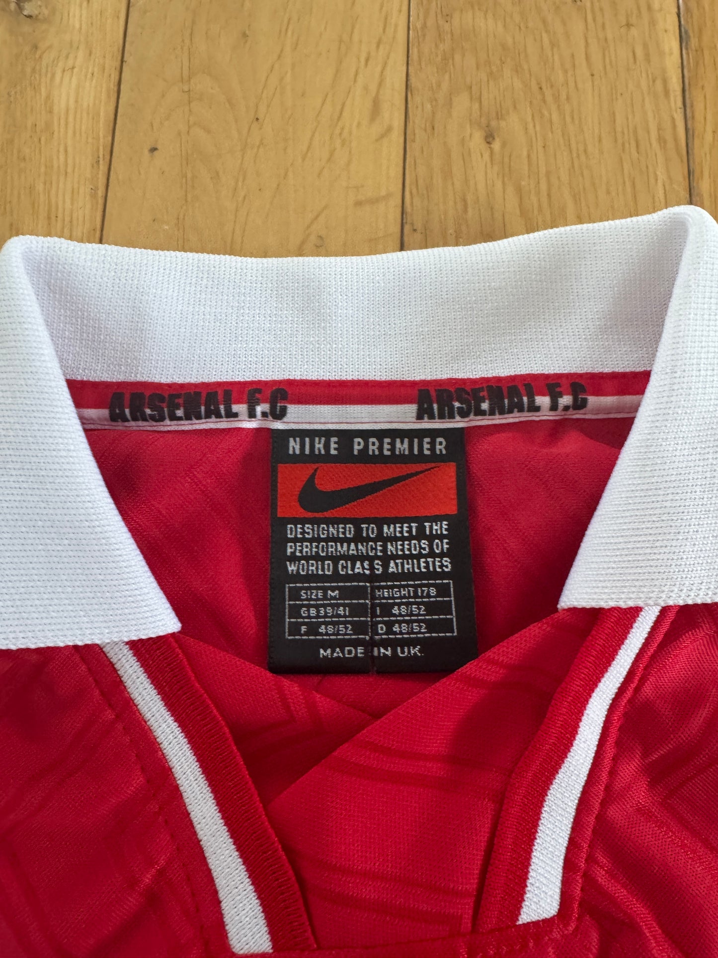 Arsenal 1996 Home Shirt - M