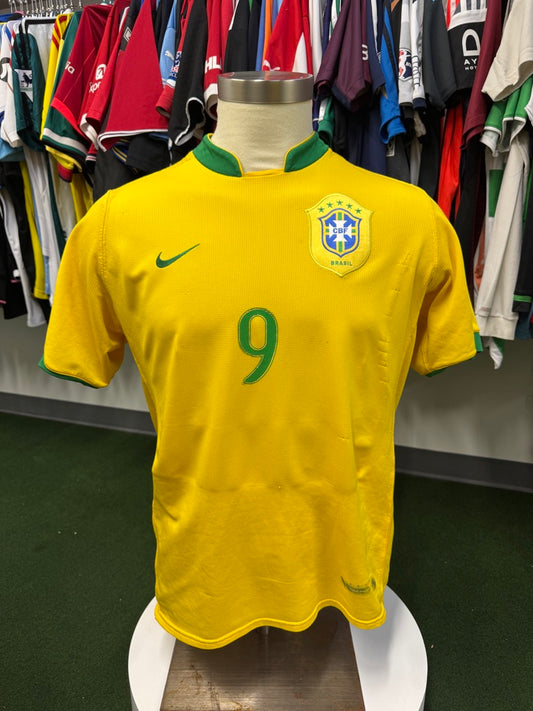 Brazil 2006 Ronaldo #9 Home - L