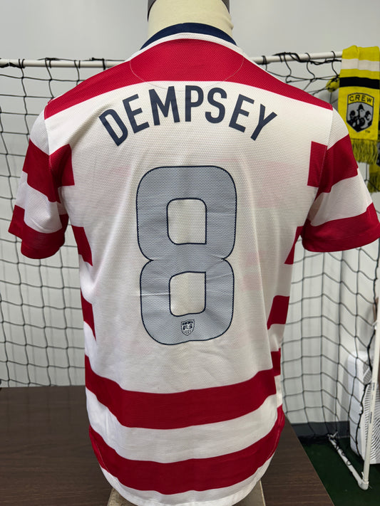 USA 2012 Dempsey #8 Player Issue Home - M