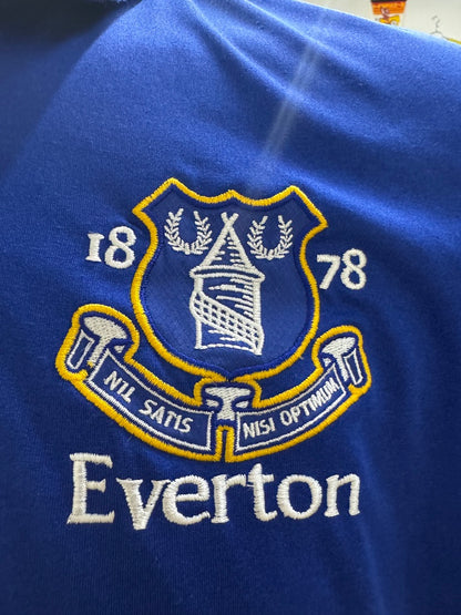 Everton 2011 Neville #18 Home w/ patches - XL