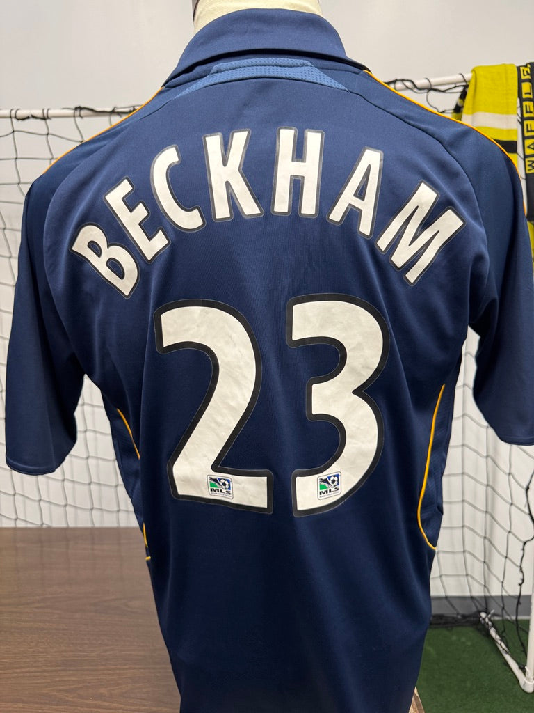 LA Galaxy 2007/08 David Beckham #23 Away Shirt | Retro Screamers
