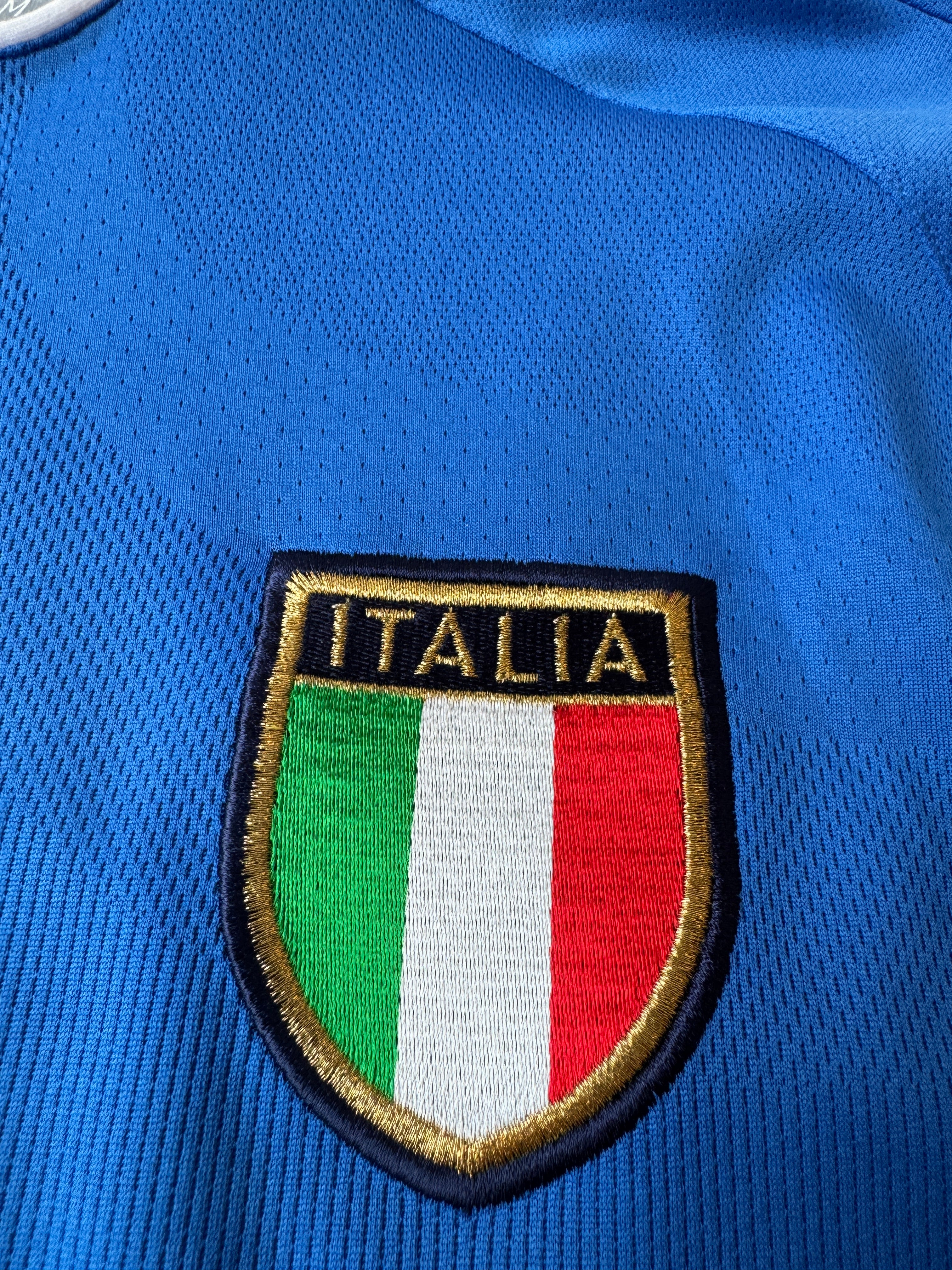 Italy 2003 Del Piero #7 Home Longsleeve Shirt - M