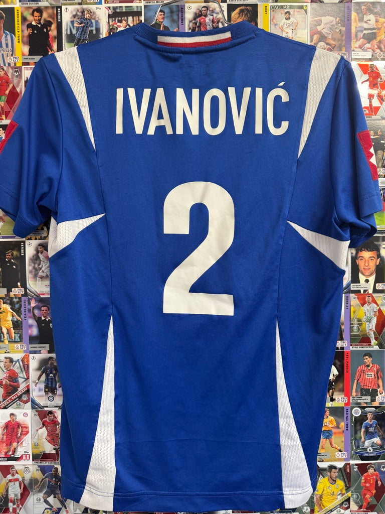 Serbia and Montenegro 2006/08 Branislav Ivanovic #2 Home Shirt | Retro Screamers