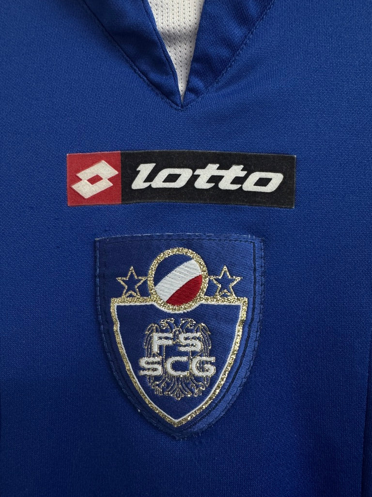 Serbia and Montenegro 2006/08 Branislav Ivanovic #2 Home Shirt | Retro Screamers