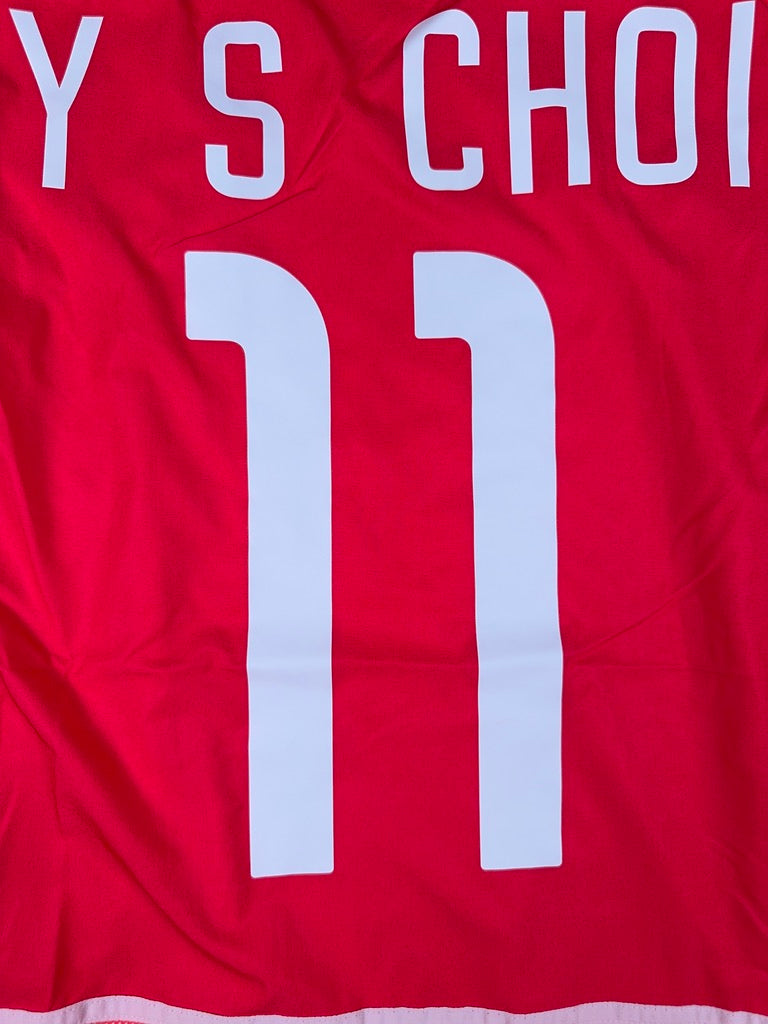 South Korea 2002/03 Y S Choi #11 Match Issue Home Shirt - XL