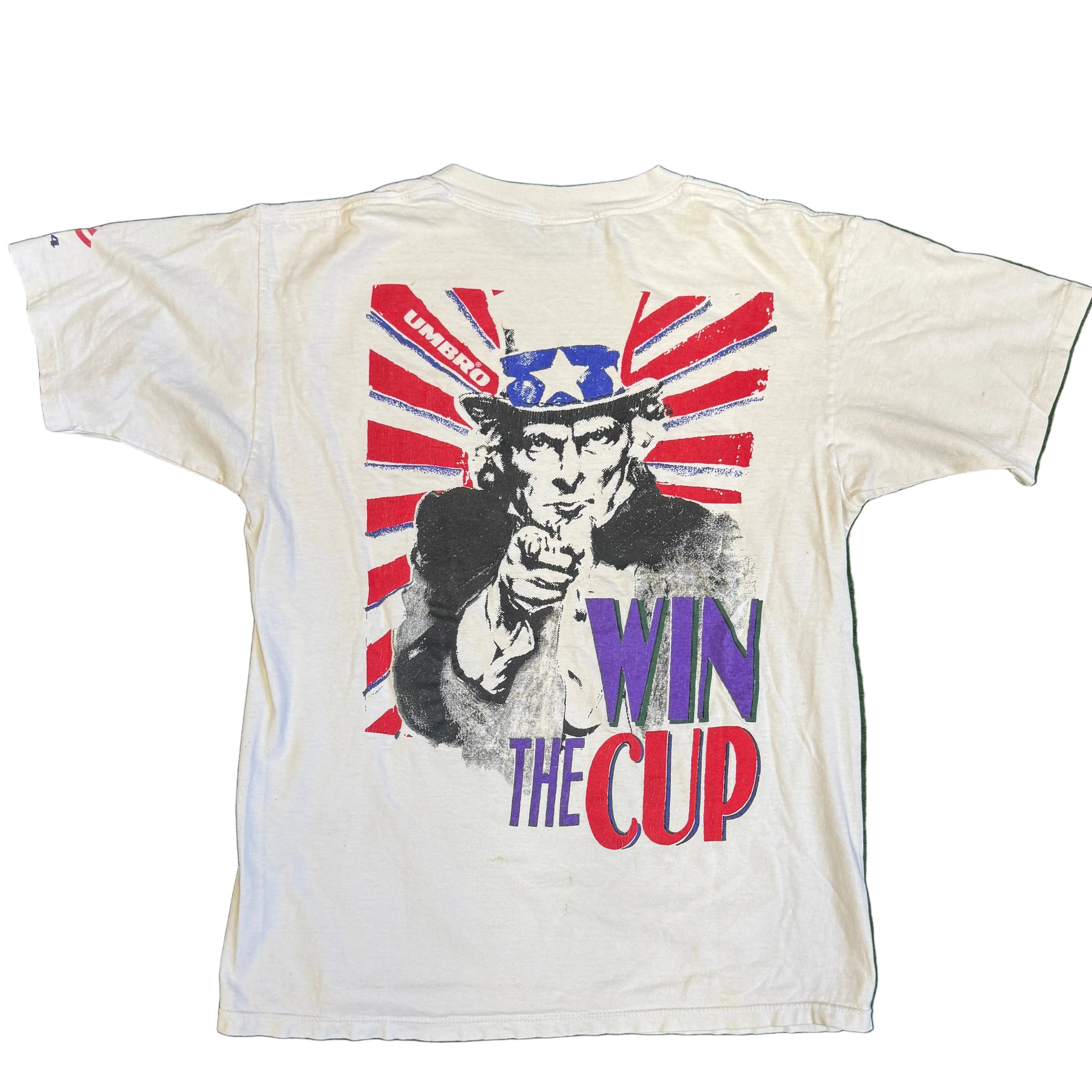 USA 94 Uncle Sam World Cup Vintage Single Stitch Tee - L
