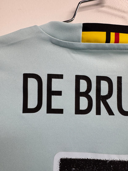 Belgium 2016 De Bruyne #7 Away Shirt - S