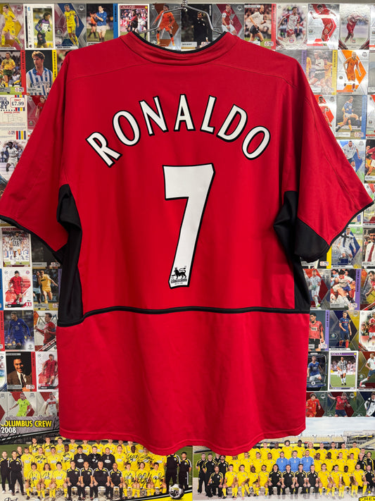 Manchester United 2003/04 Cristiano Ronaldo #7 Home Shirt | Retro Screamers