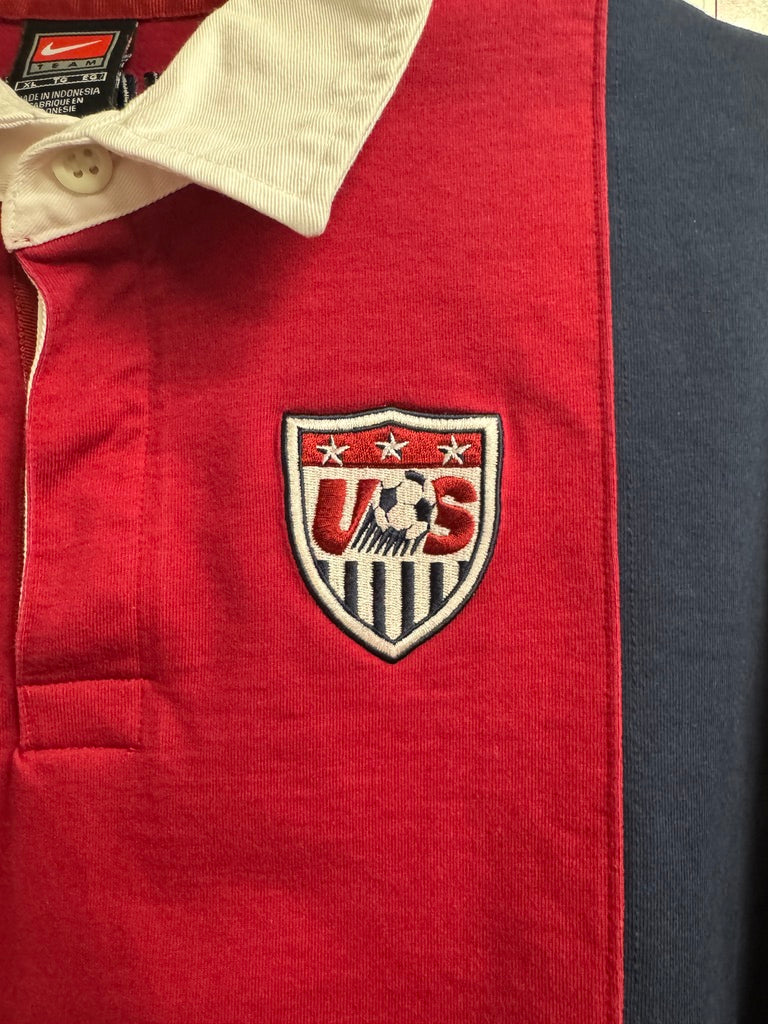 USA 90s Vintage Nike Rugby Longsleeve Shirt | Retro Screamers